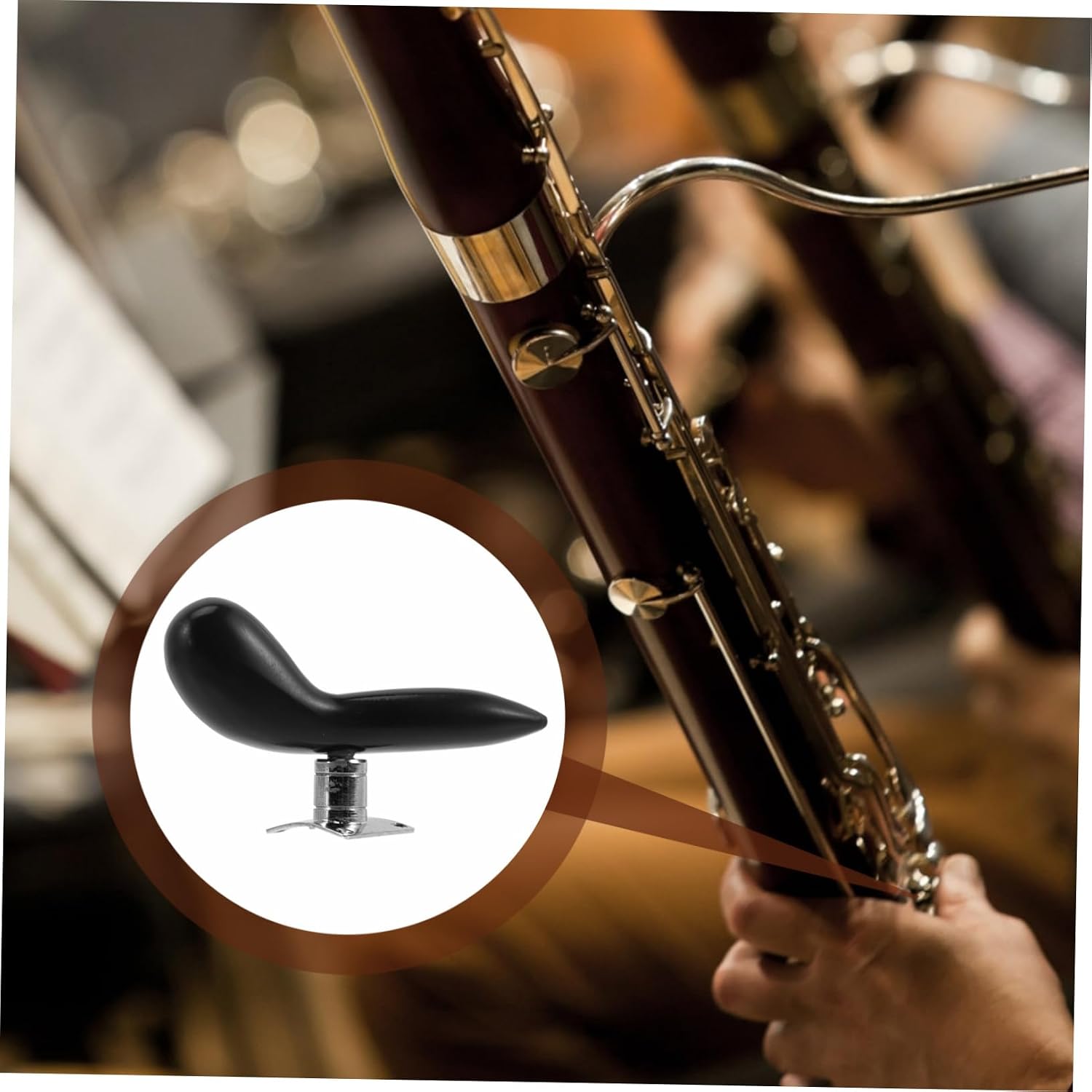 Toyvian 4pcs Bassoon Practice Finger Rest Bassoon Pad Hand Support Comfortable Wrist Pad