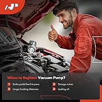 Vista 7 de Bomba de vacío de freno A-Premium Compatible con Volkswagen Jetta/Passat 2006-2008, Golf R 2012, Eos 2008-2009, GTI 2007-2008 y Audi A4 2005-2009