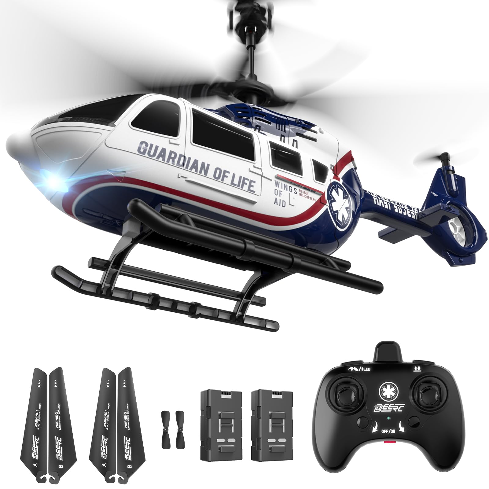 DEERC AU-SQN-002 RC Helicopter