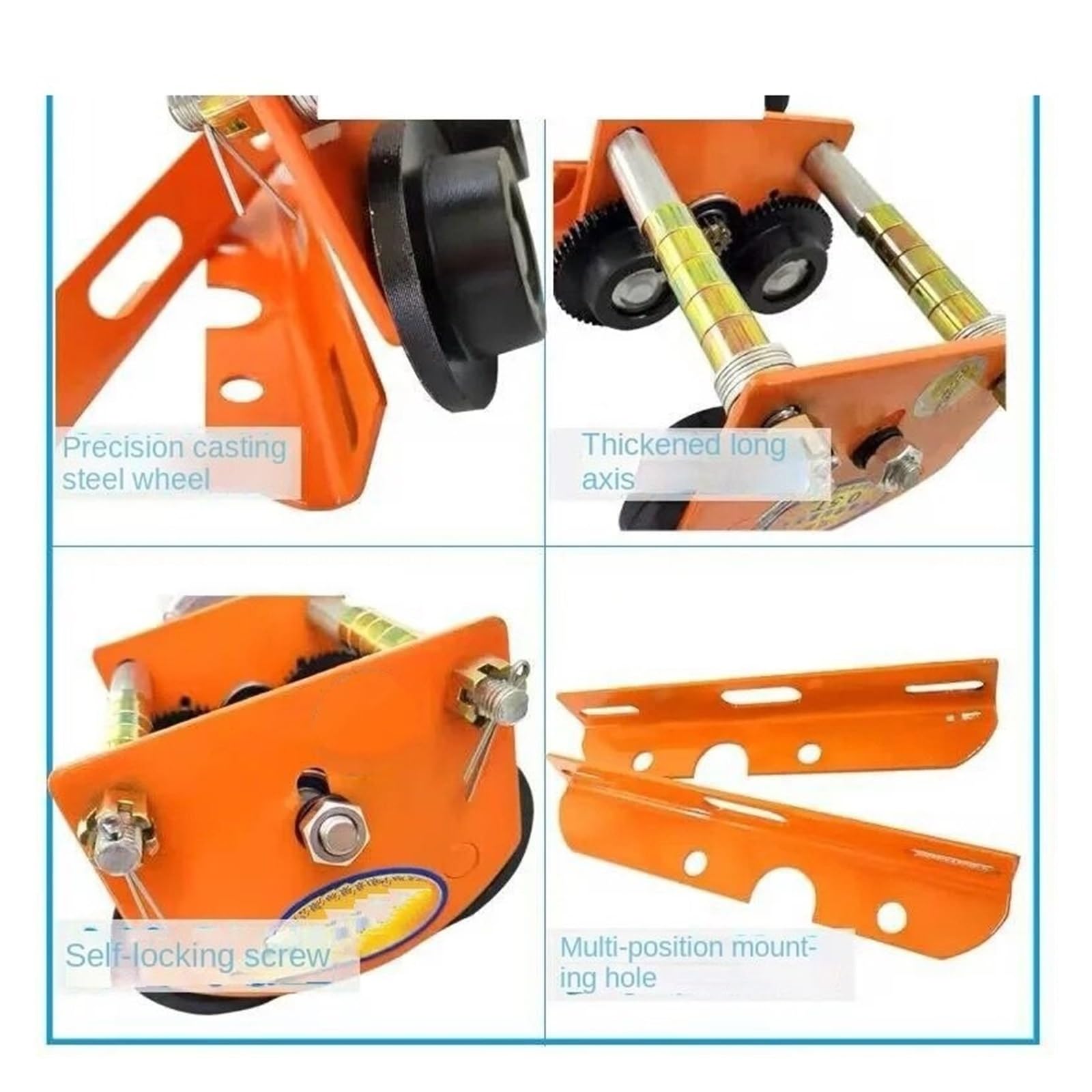 Polea Para Caminar Y Remar, 0,5 T/1T, Mini Polipasto Eléctrico, Coche Deportivo, Grúa Doméstica, Monorraíl, De Viga En I, Turismo Herramienta Elevadora Eléctrica(0.5T)