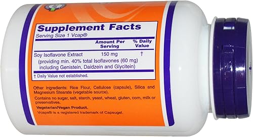 Miniatura 2 de Now Foods Isoflavonas 120 Vc Soja, 120 CT