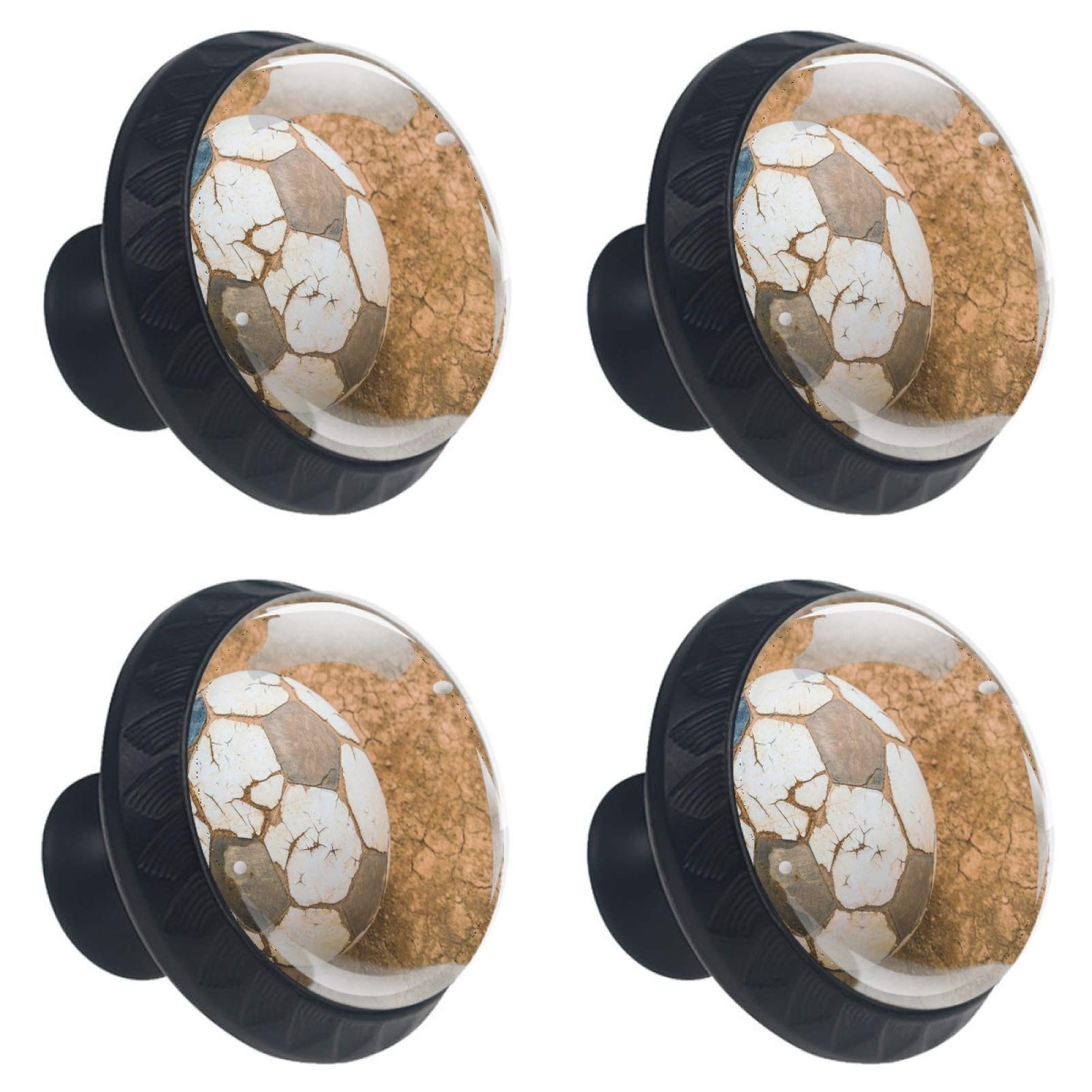 Boutons de meuble ballon de foot pour changer des poignées usées