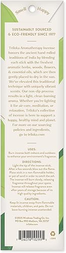 Vista 61 de Triloka Incienso original, sándalo, 10 varillas