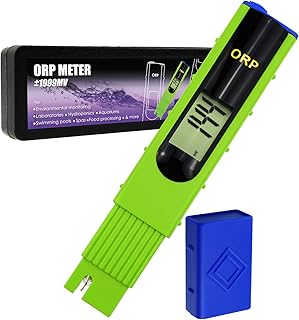 ORP Redox Meter Tester -1999~1999mV, 1-Point Calibration, Oxidation Reduction Potential, Aquariums, Swimming Pools, Water Treatment Systems, Aquaculture, Spa
