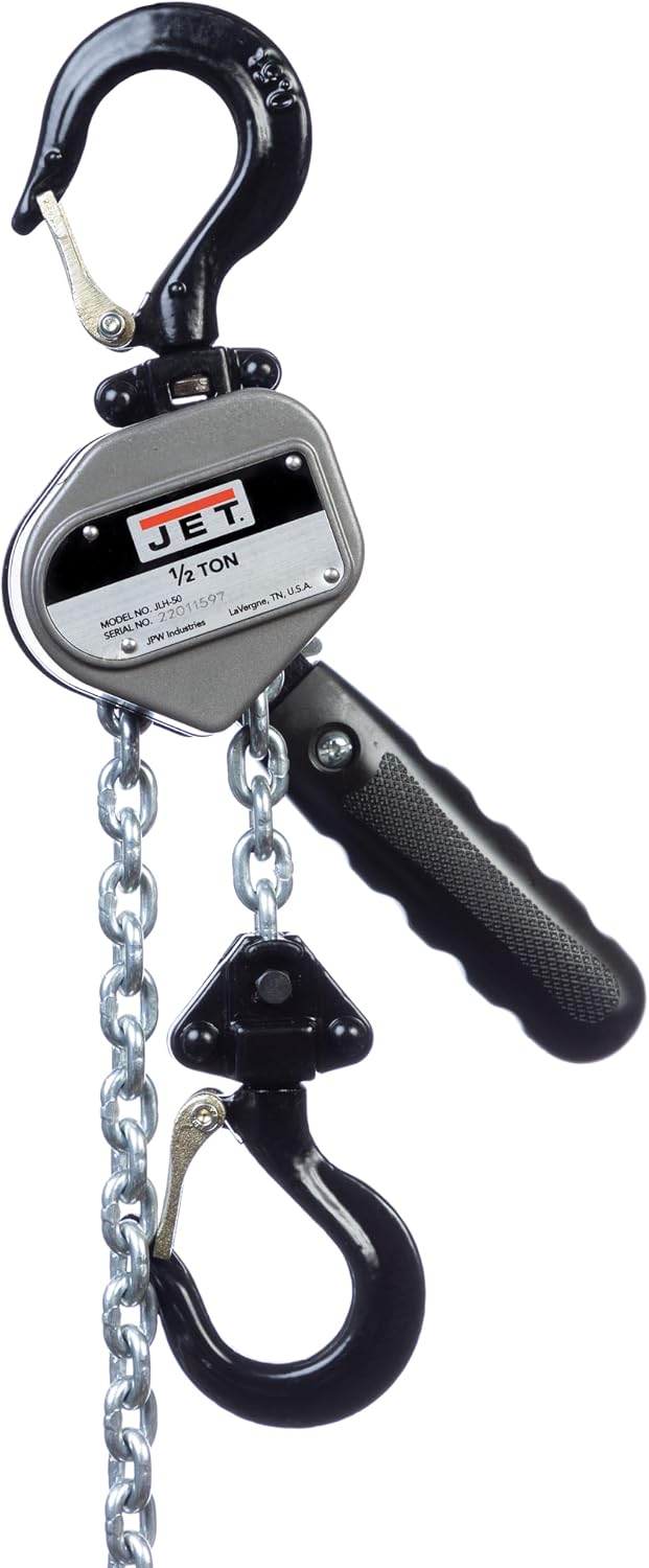 JET 1/2-Ton Compact Lever Hoist, 5' Lift (JLH-50-5)
