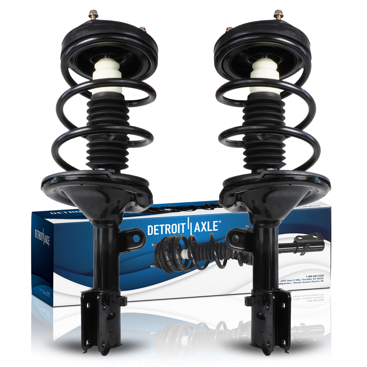 Detroit Axle - Pair Front Struts for 2007-2010 Hyundai Entourage