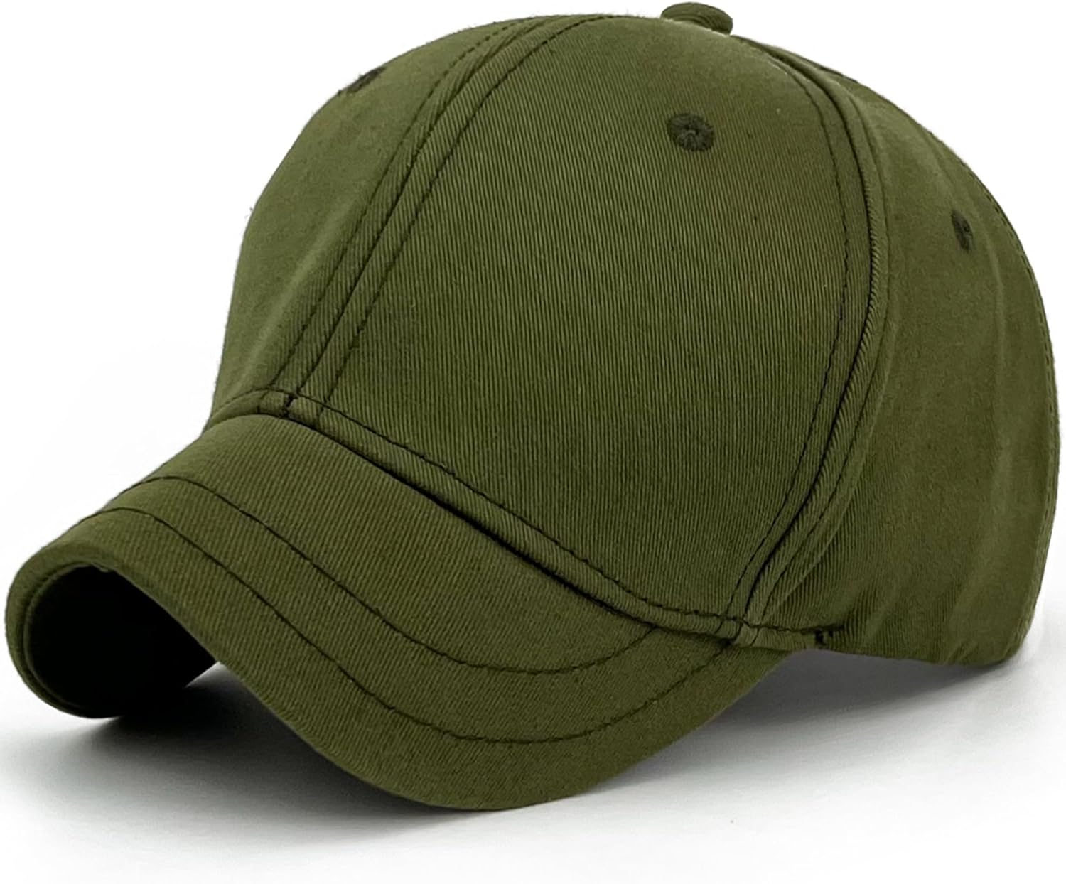 Loneshark Womens Short Bill Hats Structured Short Brim Hats for Men Running Small Brim Baseball Caps for Ladies