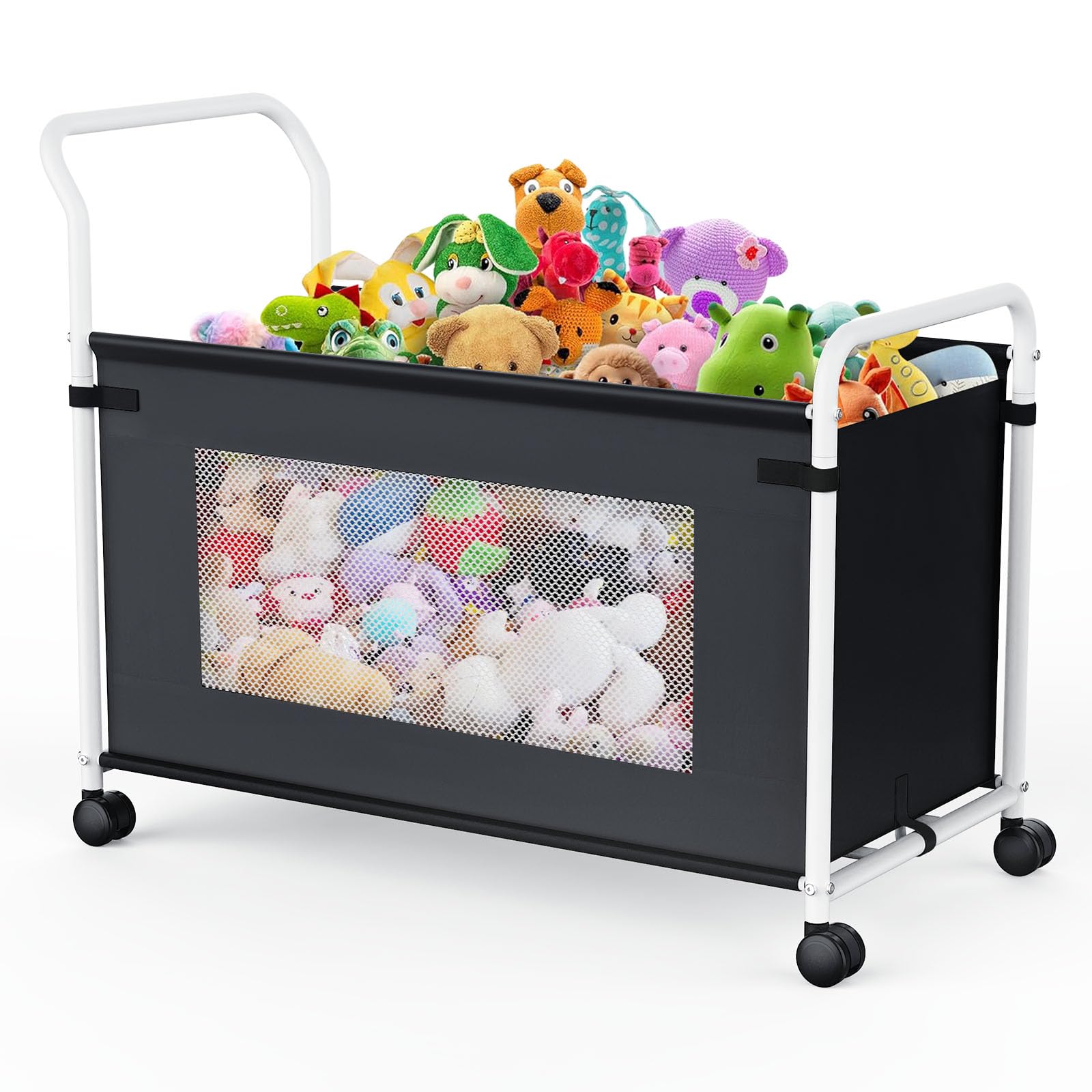 KEEGH Extra Large Toy Box for Kids, Black