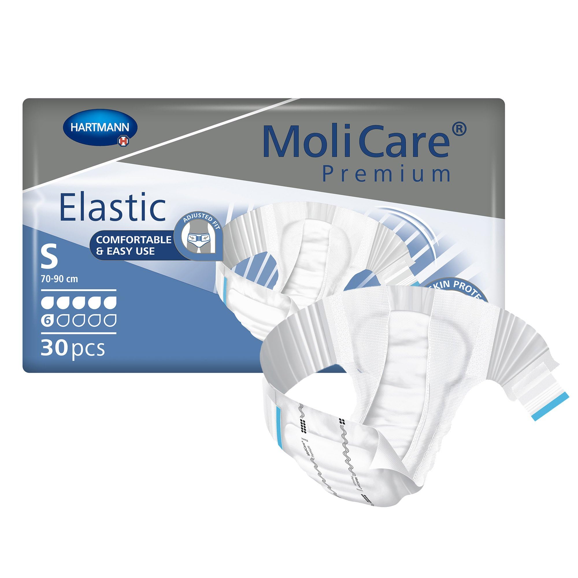 MoliCare® Premium Elastic 6D Brief Size Small- Case of 90