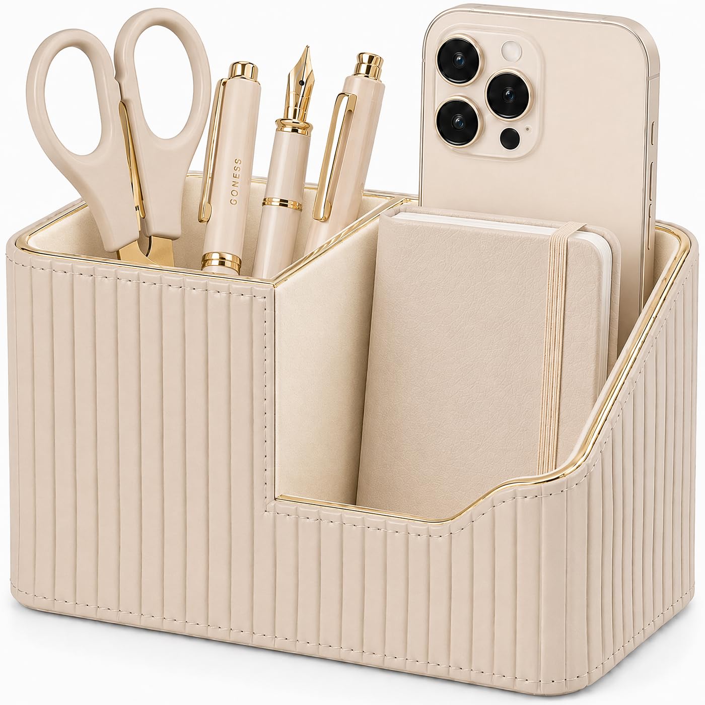 Luxury Leather Desk Organizer