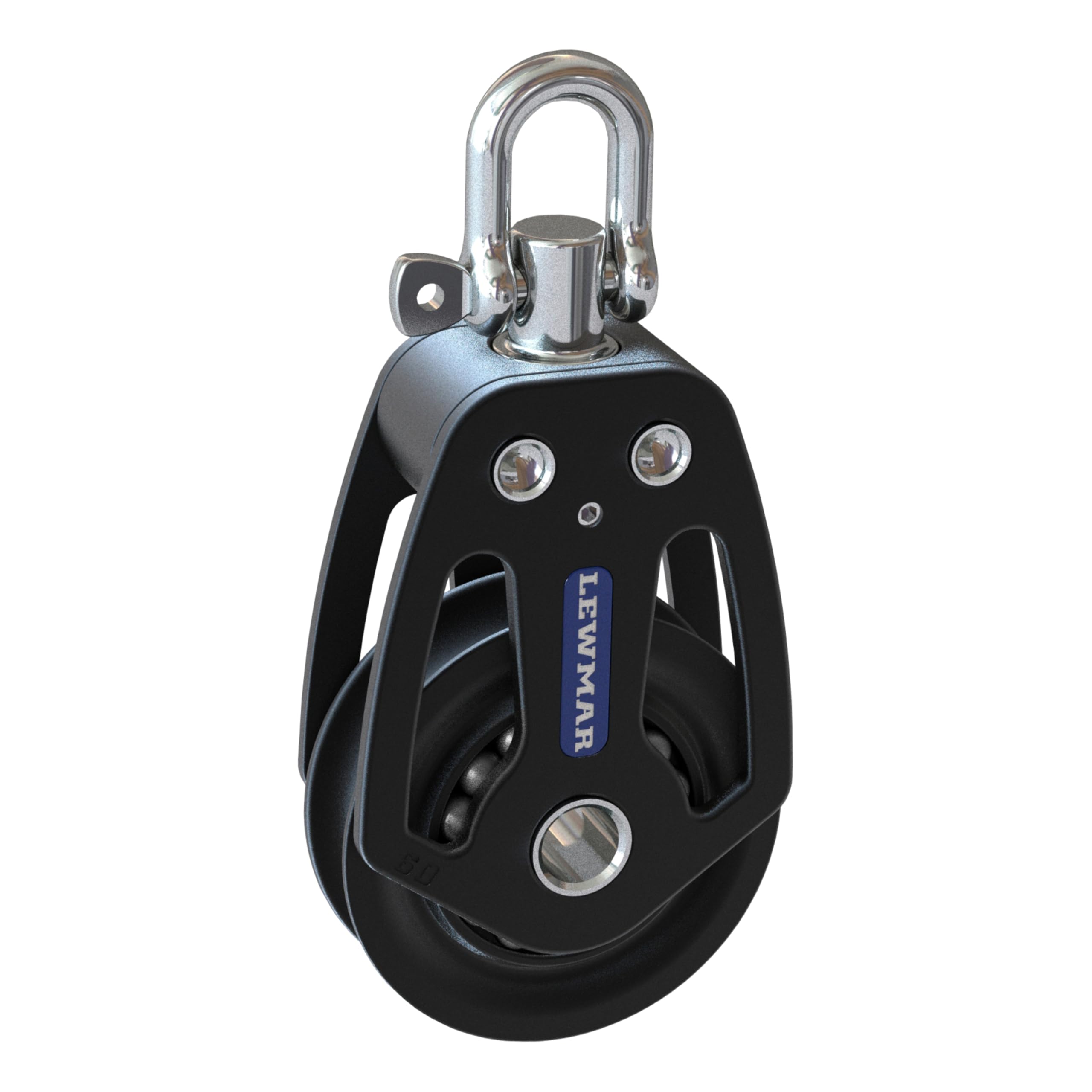 Amazon | Lewmar 29196001 60mm Htx ブロックシングル | 船舶係留用品 