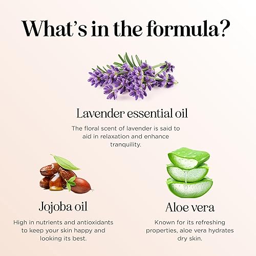 Miniatura 6 de Lujoso baño de burbujas de lavanda para mujer, sin sulfatos, lavanda y vainilla, burbujas de baño relajante para mujeres, espuma de baño relajante