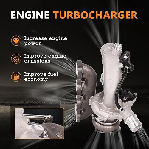 Miniatura 6 de TOPAZ 667-203 55565353 Turbo Charger GT1446V Turbocompresor con juntas compatibles con Chevrolet Cruze 2011 2012 2013 2014 2015 2016 1.4L Chevy