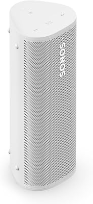 Sonos Roam 2 - White - Portable Waterproof Bluetooth Speaker - best white speakers