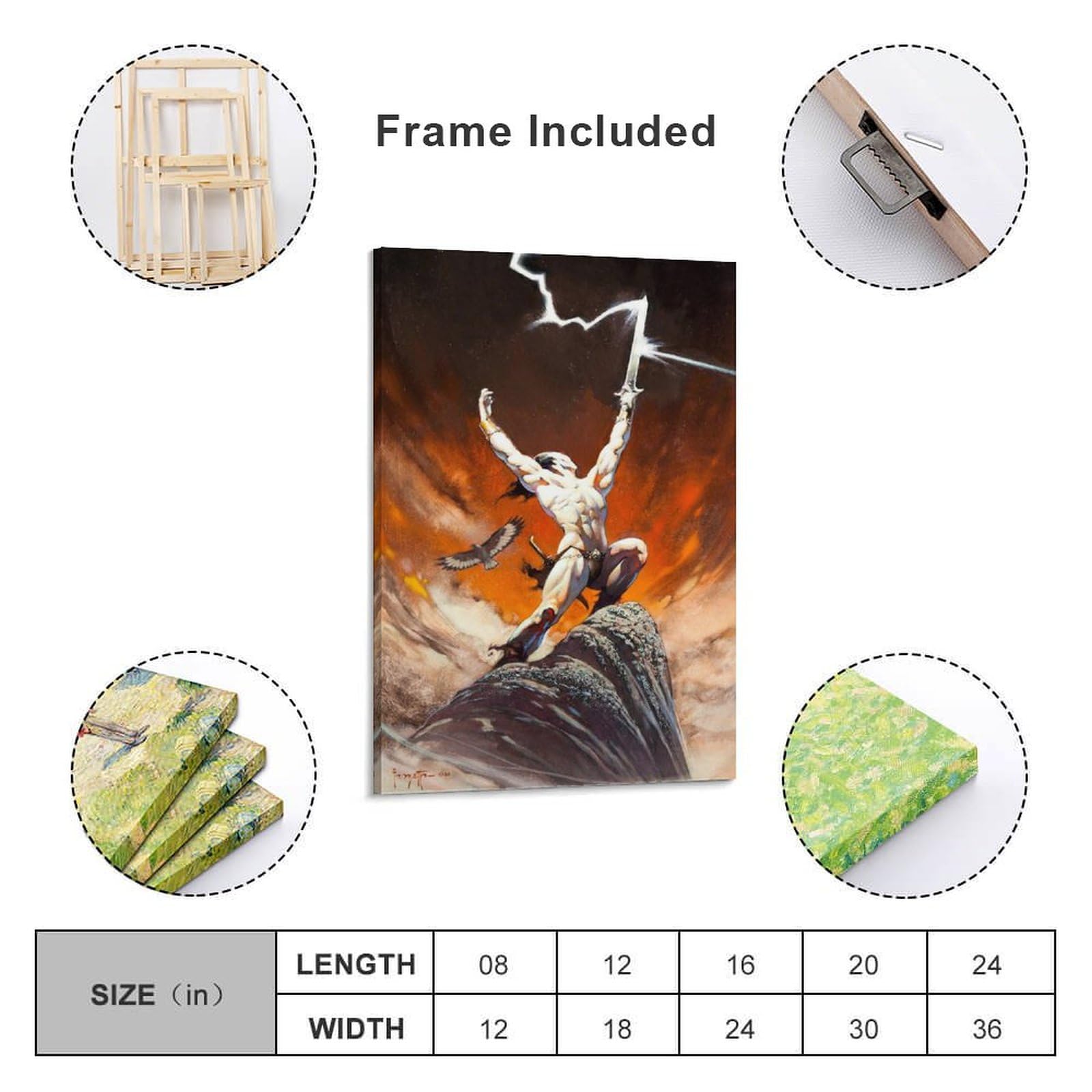Amazon.co.jp: フランク・フラゼッタ Frank Frazetta Tempest