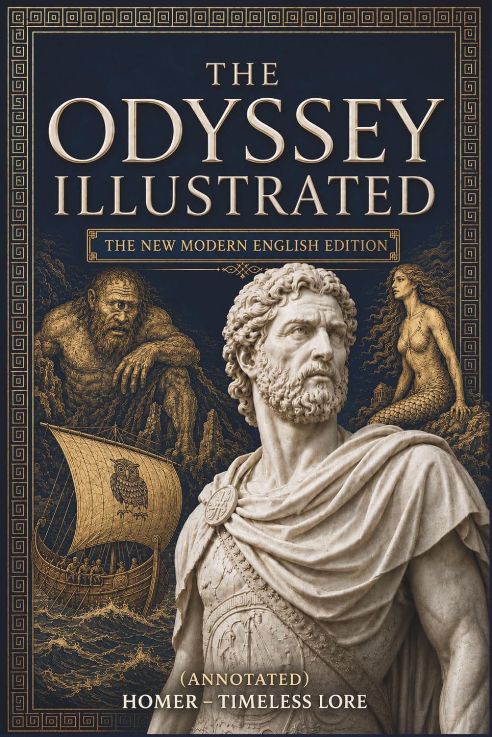 The Odyssey Homer ILLUSTRATED: The New Modern English Edition (Annotated) - Timeless Lore
