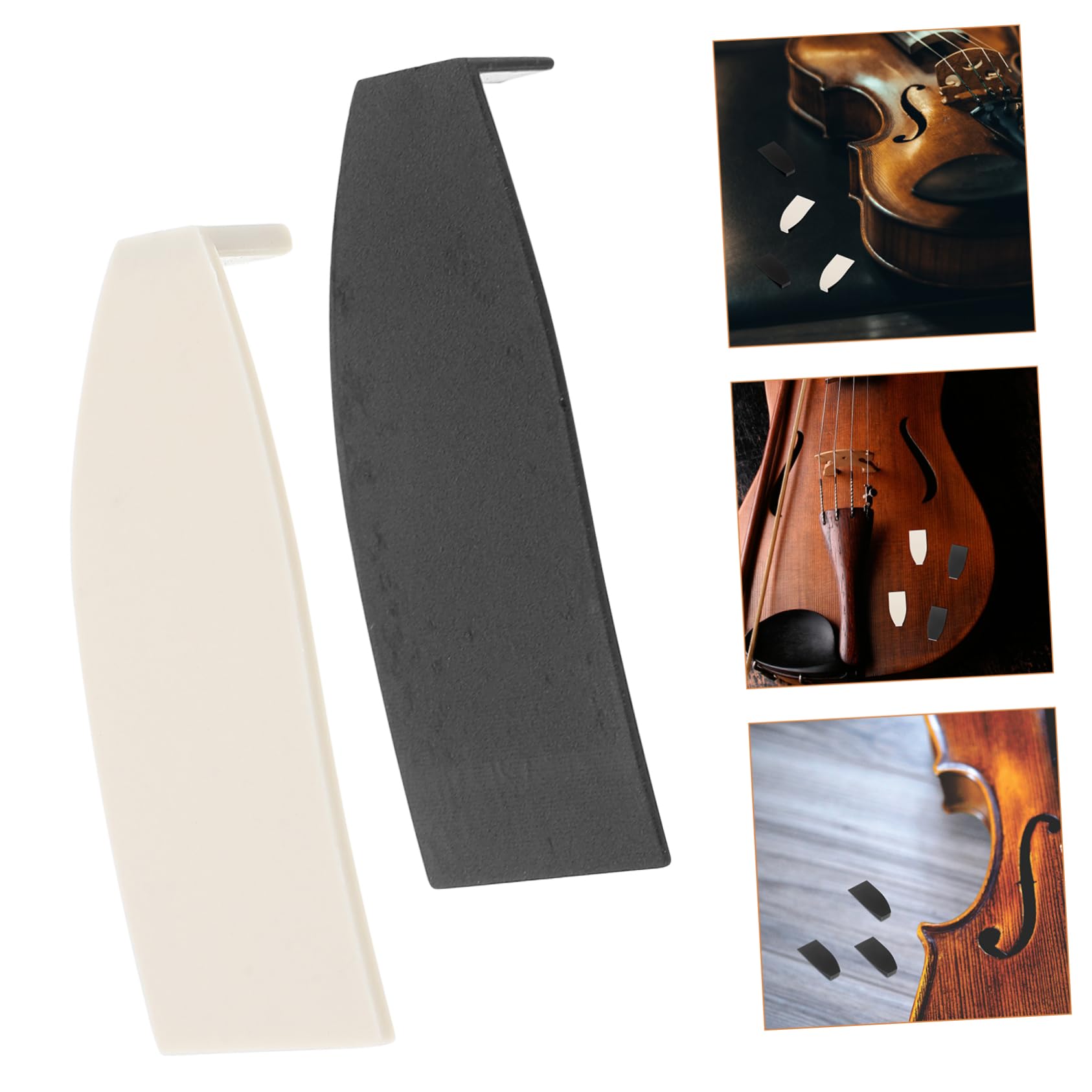 BESPORTBLE 6Pcs Bass Bow Tips Plastic Cushion Repair Parts for Stringed Instruments Durable Replacement Accessories for Quick Maintenance and Easy Repairs