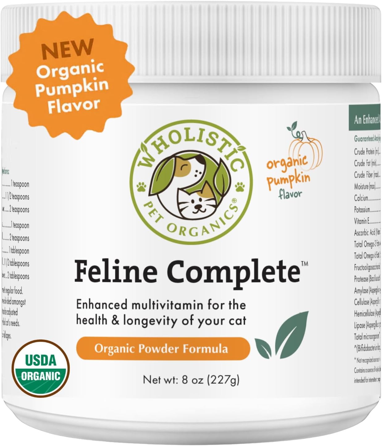 Wholistic Pet Organics Feline Complete Cat Multivitamins