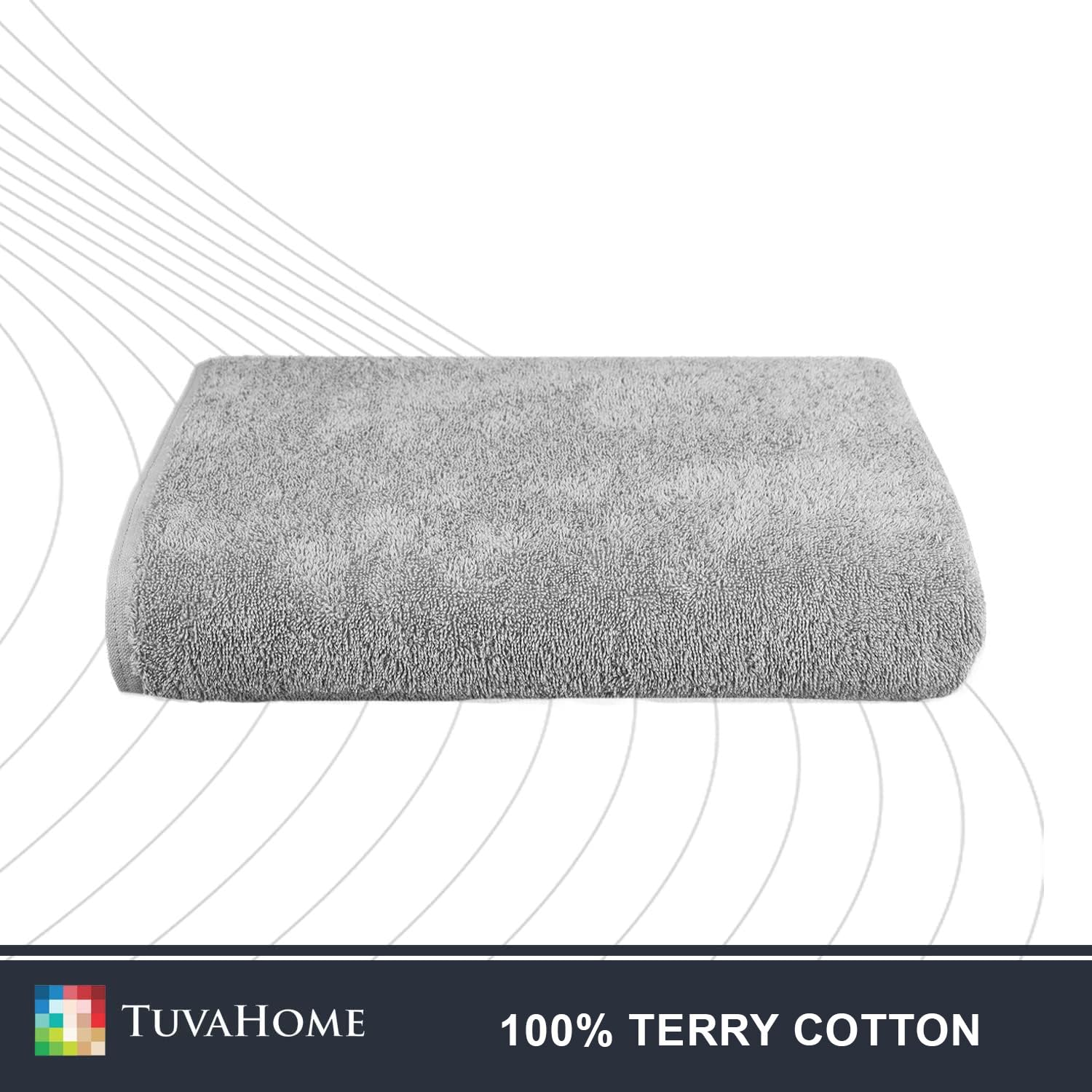 Tuva Home Lot De 3 Serviettes en Coton 90 X 180 Cm Wellness Spa Sauna Tuva Home Lot De 3 Serviettes en Coton 90 X 180 Cm Wellness Spa Sauna