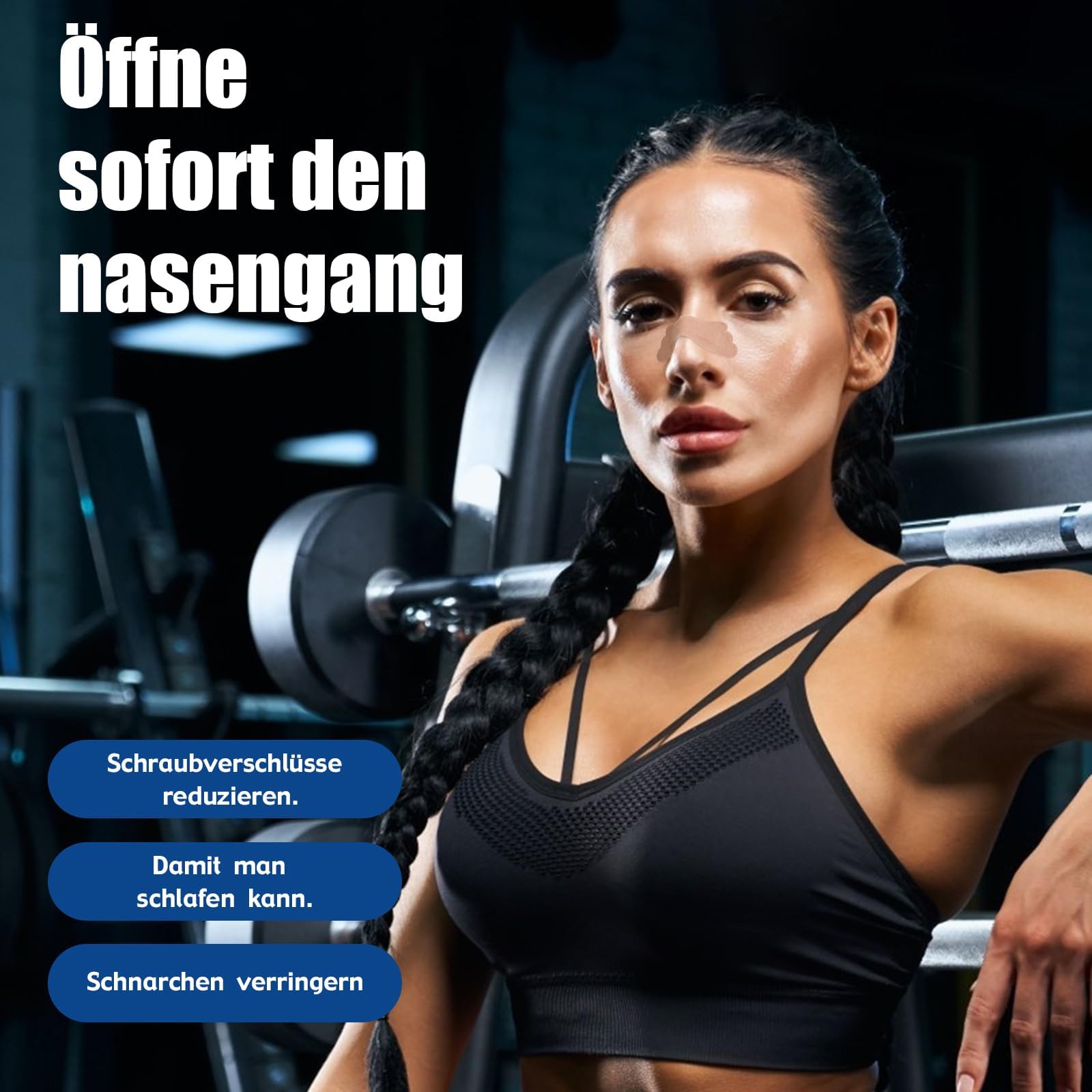 Extra Forza Cerotti Nasali Antirussamento, Cerotto Nasale per Facilitare la Respirazione, Ridurre il Russare, Allevia Istantaneamente la Congestione Nasale, Migliora il Sonno (Marrone Chiaro)