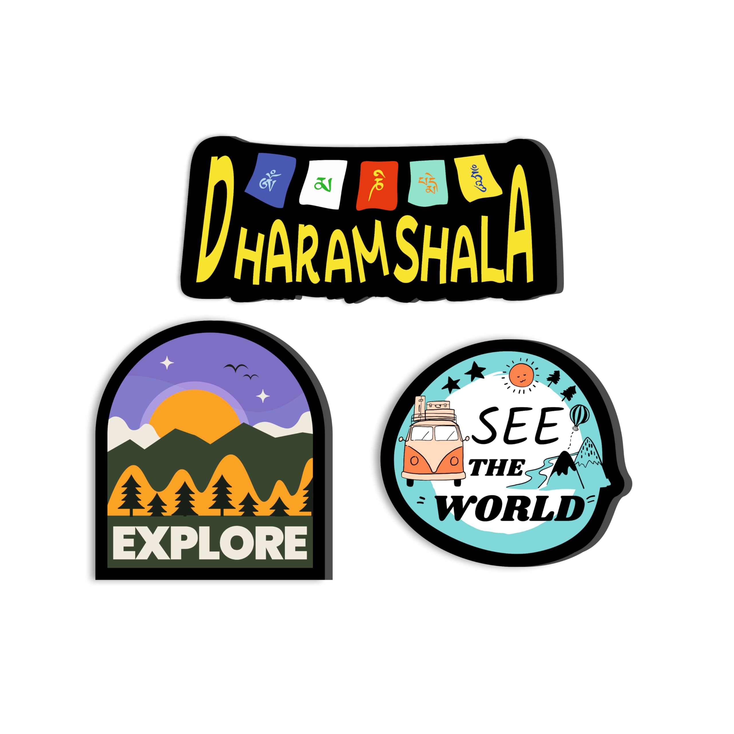 India Fridge Magnets - Set of 3 | Travel Decor -8 India Fridge Magnets - Set of 3 | Travel Decor -8