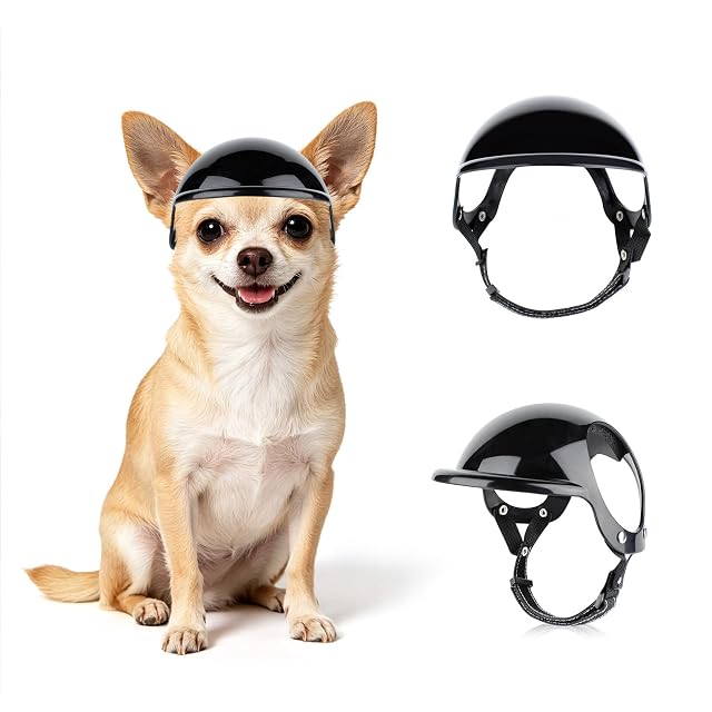 Enjoying Cascos de Perro para Razas de Perros Extra pequeñas, Casco Mixto de Chihuahua