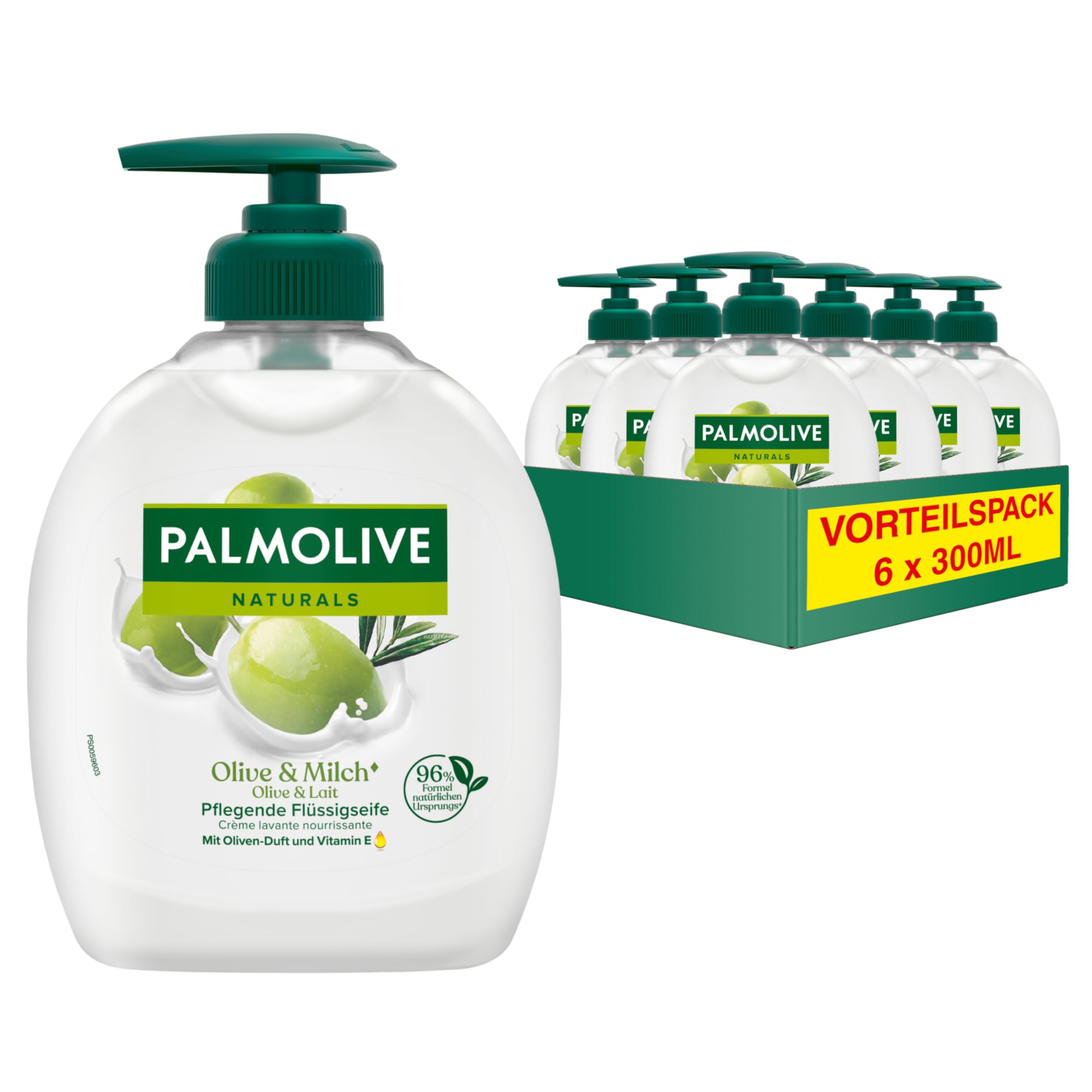 Palmolive Naturals Olive & Milch Flüssigseife, 300 ml