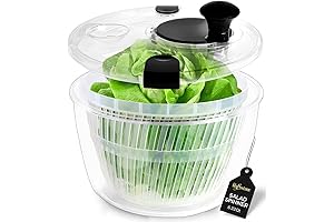 Large Veggie Spinner - Produce & Lettuce Spinner, Vegetable Dryer, Fruit Washer