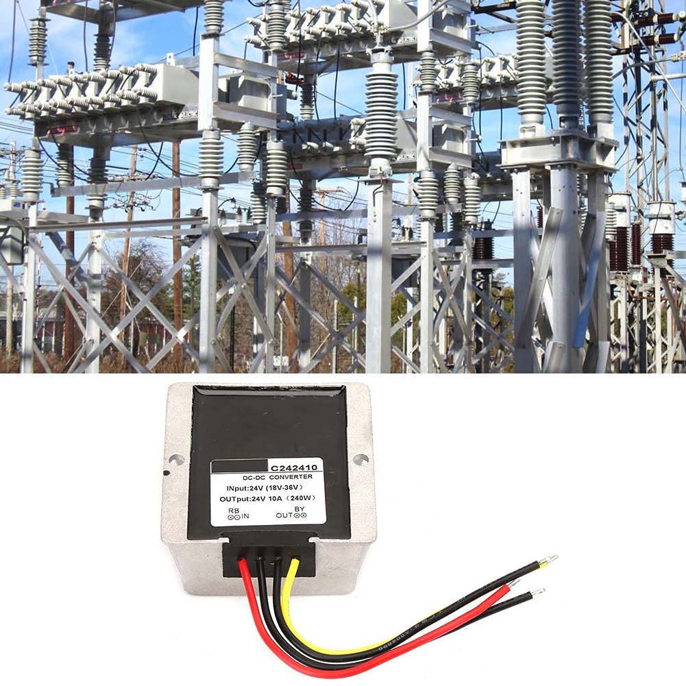Assortimento di Moduli Regolatore di Tensione Buck da 18-36 V a 24 V ±0,25 Convertitore DC da 72 W Convertitore Step Down Automatico (10A)