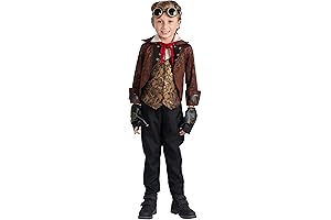 Dress Up America Steampunk Costume for Boys: Unveil the Victorian Enigma for Your Little Adventurers