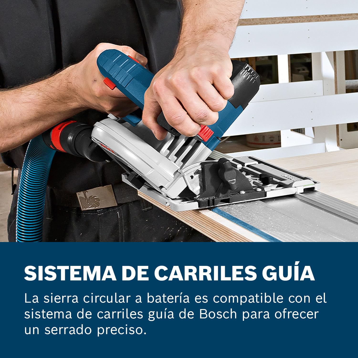 Bosch Professional 18V System sierra circular a batería GKS 18V-57 G (Ø del disco de sierra: 165 mm, profundidad de corte: 57 mm, incl. L-BOXX, sin batería/cargador)