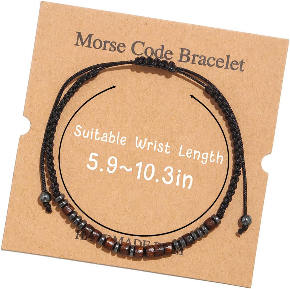 Morse Code Bracelet,Vintage Promise Distance Friendship Bracelets Hand Made Beads String Rope Bracelet for Women Men Friend Couples(Fuck Cancer 3Pcs) - Image 5