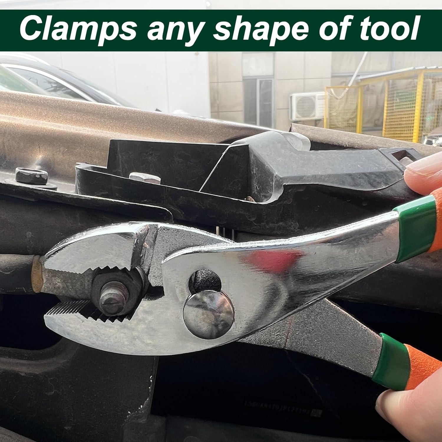 SPEEDWOX 8-Inch Slip Joint Pliers Gripping Slip Joint Plier Adjustable Wrench Sliding Joint Pliers 3-Zone Serrated Jaw Ergonomic Non-Slip Handle for Comfortable Grip Nut and Bolt Fastener