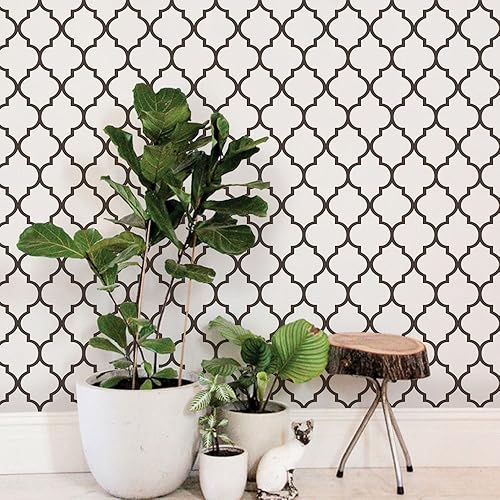 Miniatura 6 de Papel para empapelar diseño marroquí - Pelar y pegar - por Simple Shapes Gris