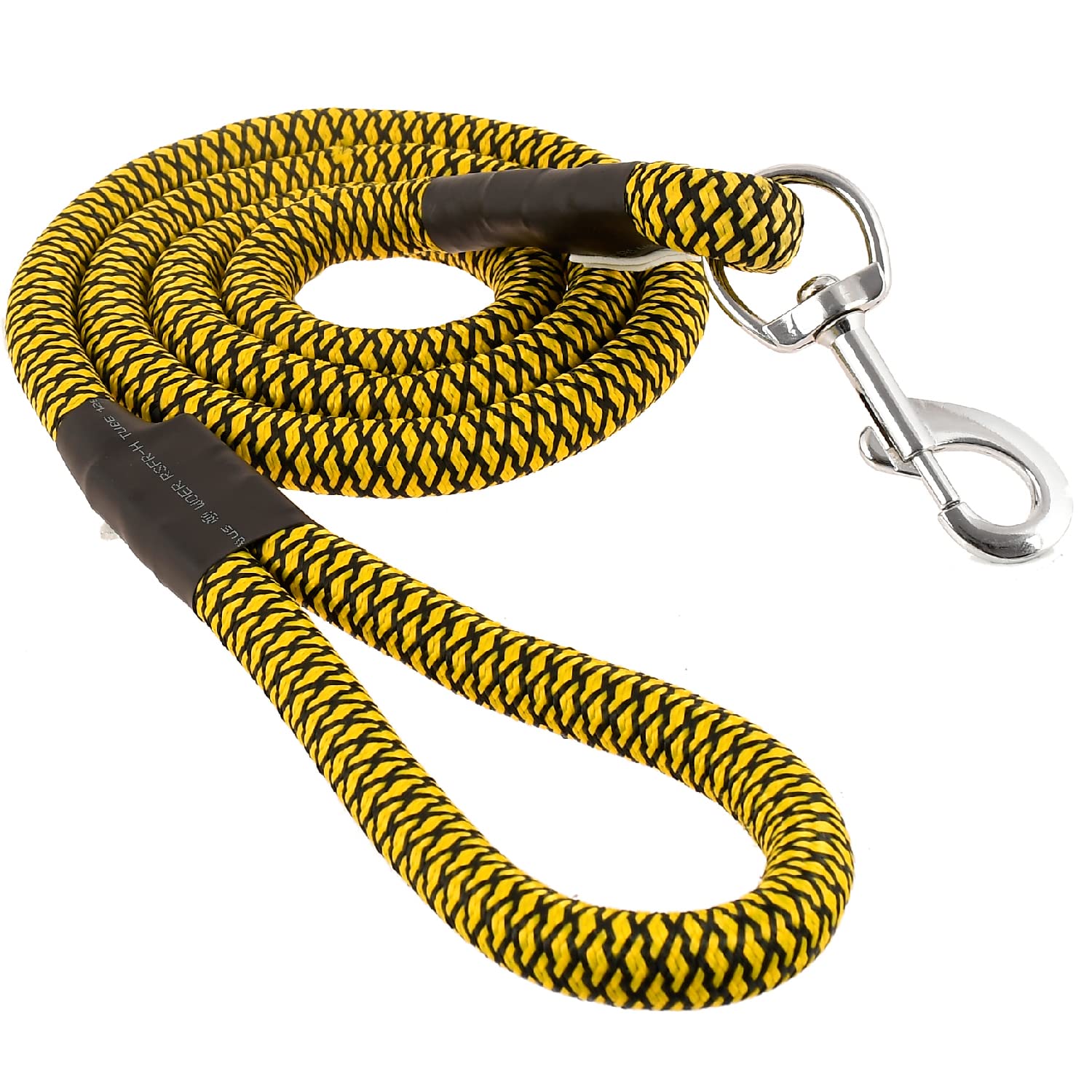 New Petyantra Dog Leash Lead, Heavy Duty 18 mm x 5 FT Comfortable Strong Rope Slip Leash for Large, and Medium Dogs No Pulling Pet Training Leash with Reflective Threads Design (Yellow) (B0BK4XJCW4) Amazon Price History, Amazon Price Tracker