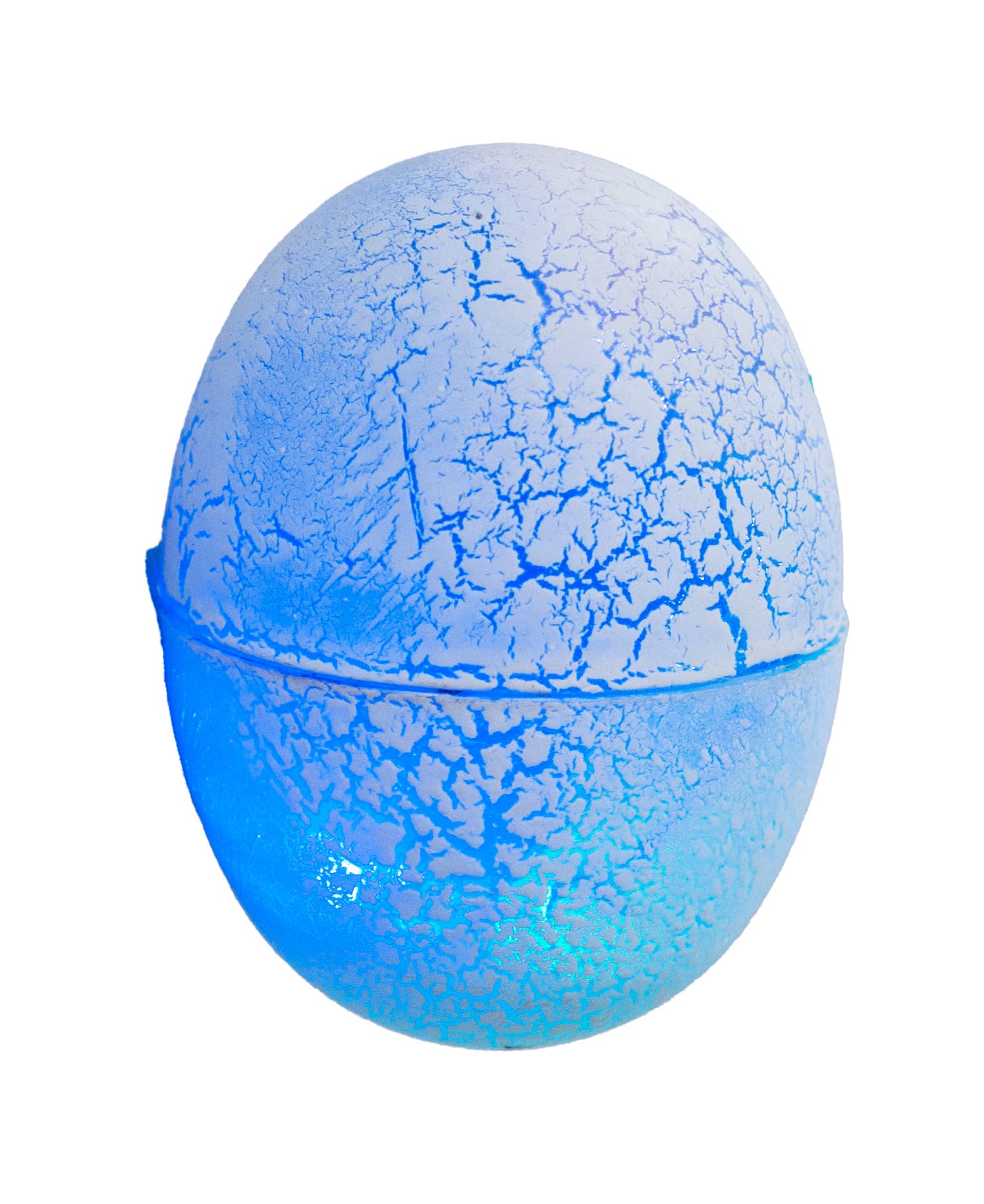 Light Up Hatching Egg 4”- Surprise Hidden Dinosaur with Glow Putty- Cool Stretchy Slime Ooze Toy-Assorted Colors-Perfect Christmas Stocking Stuffer, Basket Filler and Egg Hunt- Boys & Girls Ages 4+