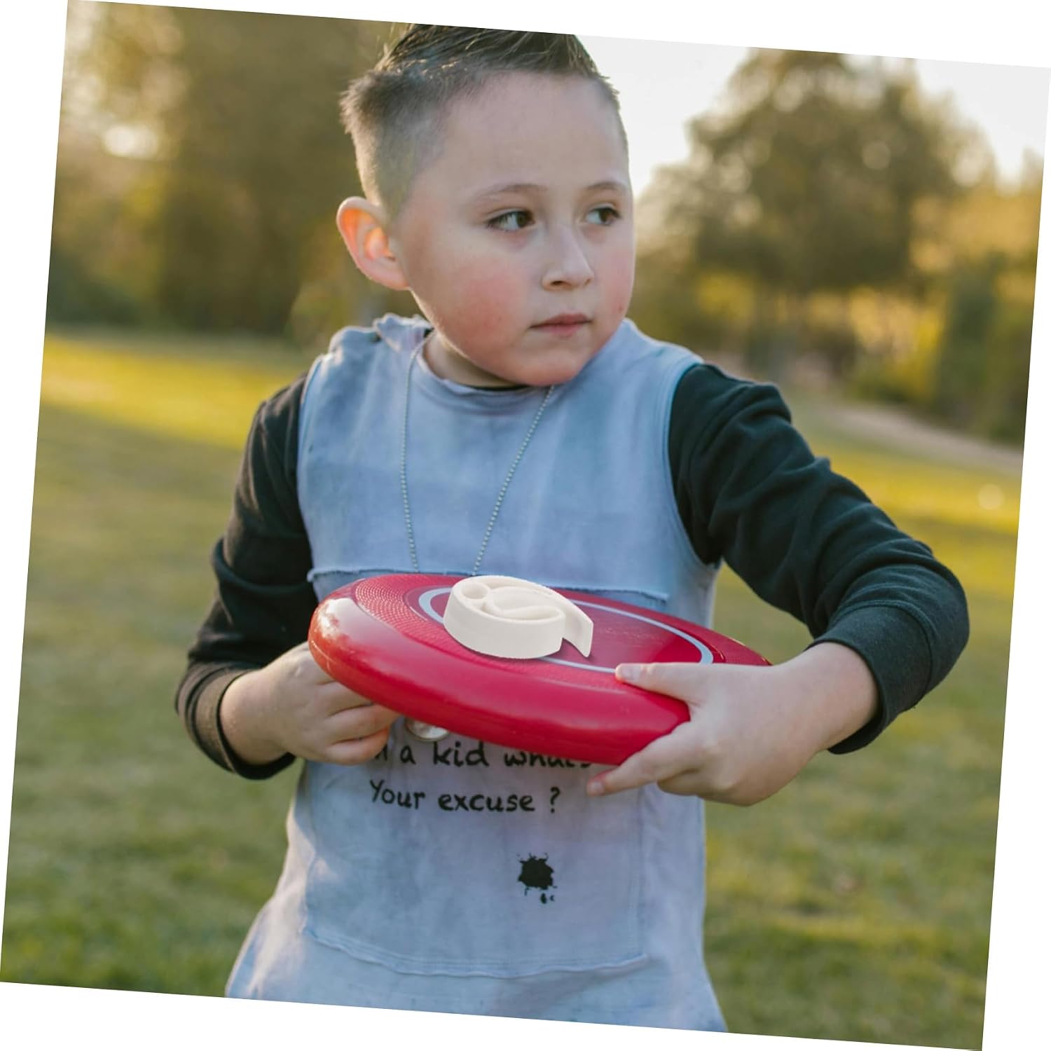 Lightweight Portable Flying Disc Clip Holder, PE Accessory for Outdoor Play