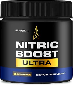 Nitric Boost Ultra Purple Powder, Nitric Boost Ultra for Men Official Formula to Support Energy Levels - Maximum Strength, Nitric Booster Ultra BCAA, NitricBoost Ultra Powder Support Reviews 1 Pack