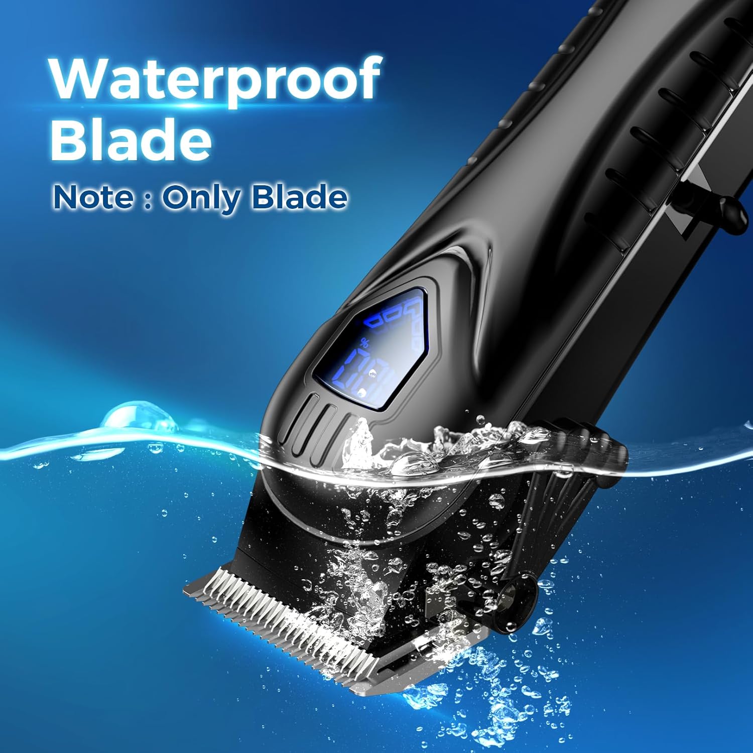 Chicclly Professional Hair Clippers for Men&Women, Low Noise Hair Cutting Kit with 10 Color Combs, LED Display, Gifts for Men, 5H Cordless Clippers and Trimmers Set with Scissors,Cape