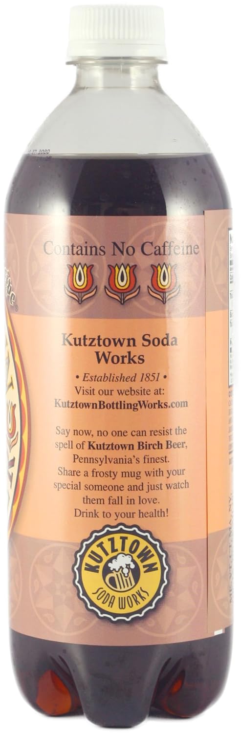 AmishTastes Birch Beer, Kutztown "Nix Besser" PA Dutch Style, 24 Oz. (Pack of 12)