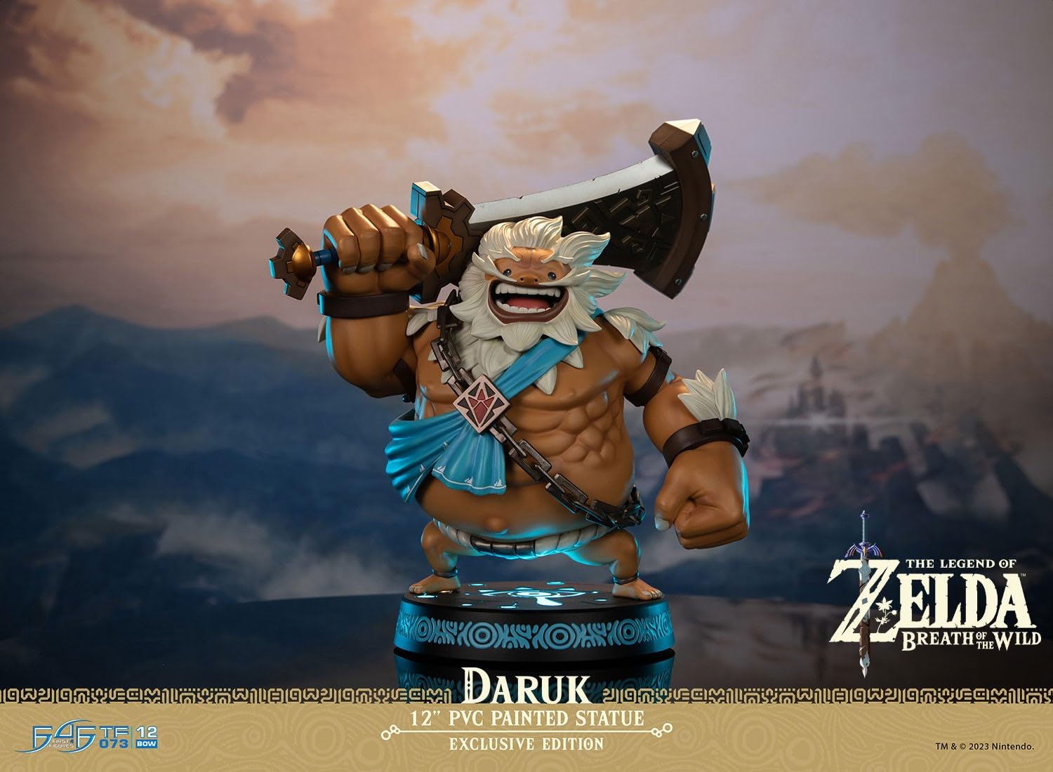 First 4 Figures La Legend de Zelda Breath of The Wild Statue PVC Daruk Edition Collector 30 cm, Noir