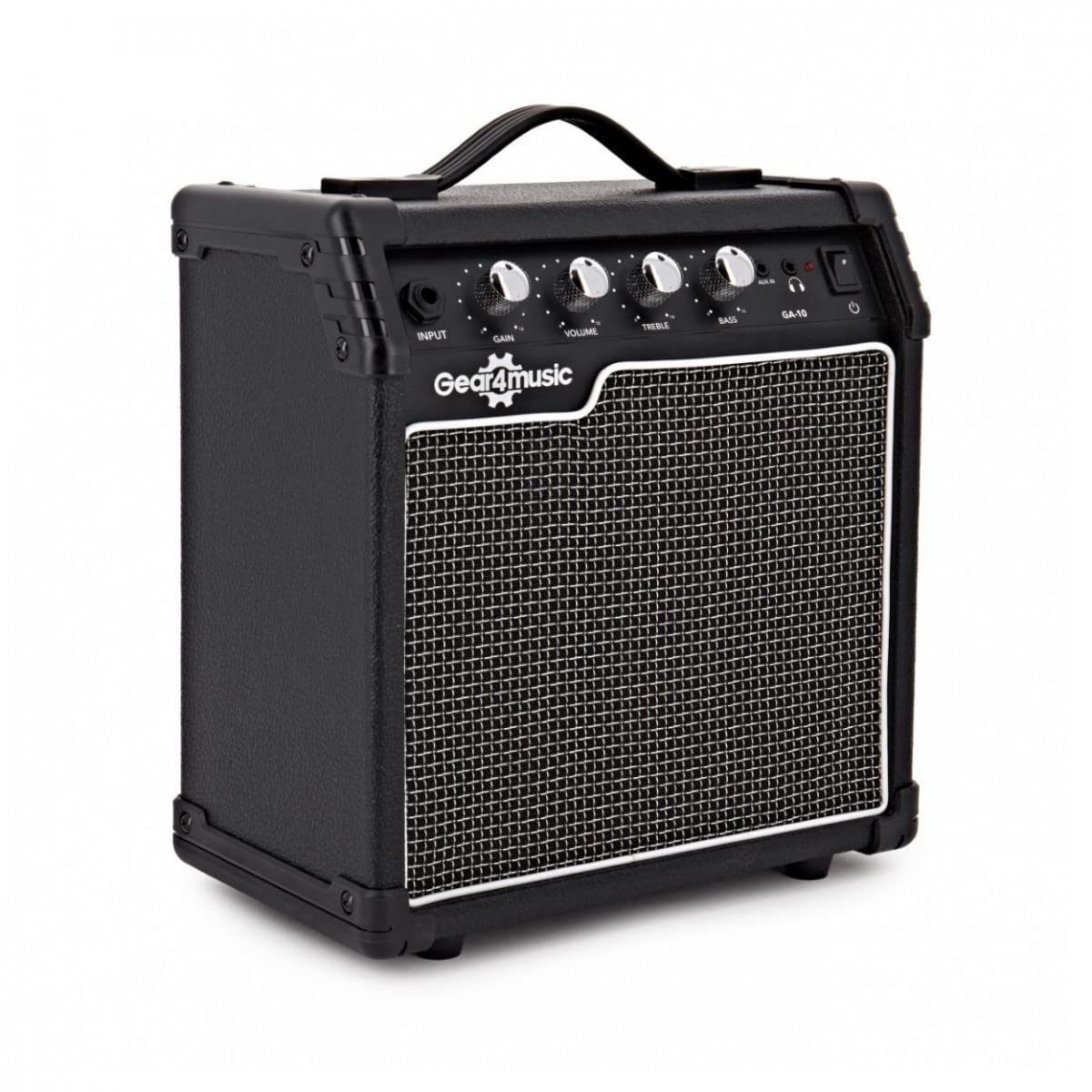 Gear4music Chitarra Elettrica Junior 3/4 con Amplificatore Rosso | Per giovani musicisti, 3 pickup single coil con selettore a 5 posizioni, ampli 10W con uscita cuffie