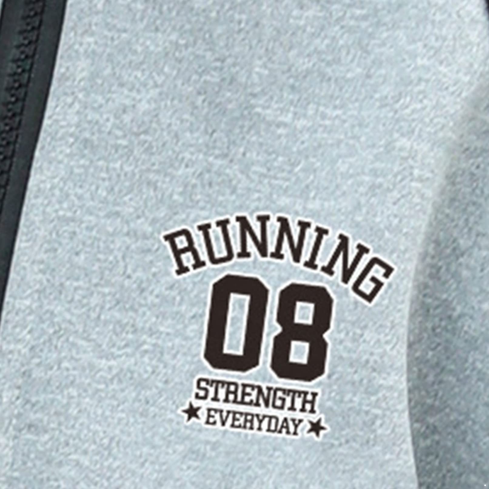 TiaoBug Chándal Niños Conjunto de Deportivos con Chaqueta de Deportivo con Capucha y Cremallera + Pantalones Largos Traje de Deportiva Primavera Otoño