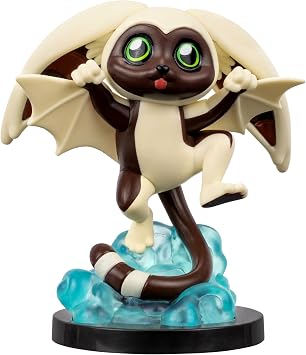 Avatar The Last Airbender Momo - 4-Inch Mini Figure in Kawaii Style in Dynamic Pose with Display Base