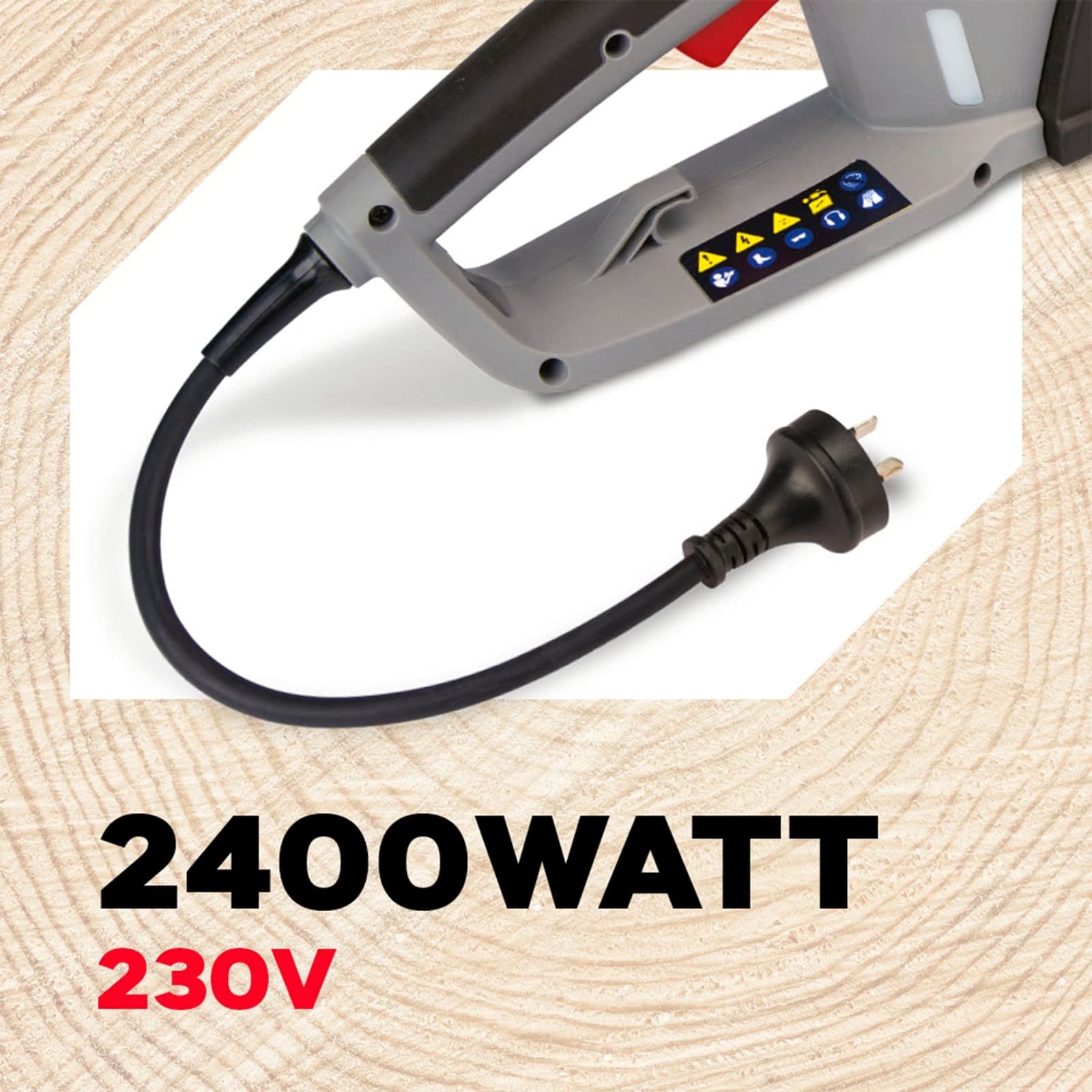 Oregon Motosega Elettrica da 2400W, Autoaffilante con Barra di Guida da 18 " (45 cm), a Basso Contraccolpo, con Sistema Autoaffilante Integrato (PowerSharp), Garanzia di 3 Anni (CS1500)