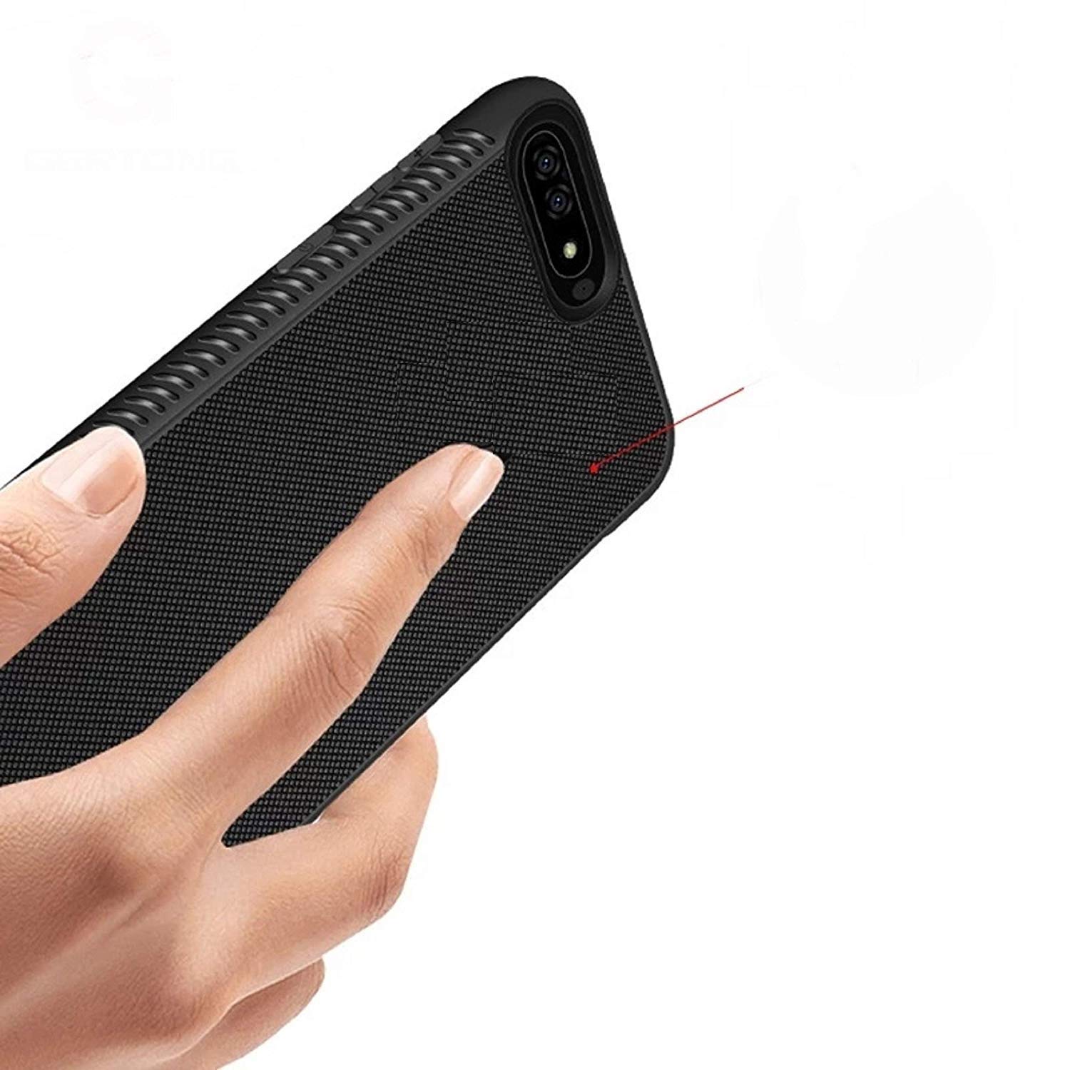 ANKIRANT Grip Back Case Cover for Oppo F9 / F9 Pro (Soft Silicon Flexible Full Body and Camera Protection Case) - Black (B07Q4GR423) Amazon Price History, Amazon Price Tracker