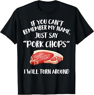 Pork Chop Apparel - Awesome Funny Chops Lover Design T-Shirt