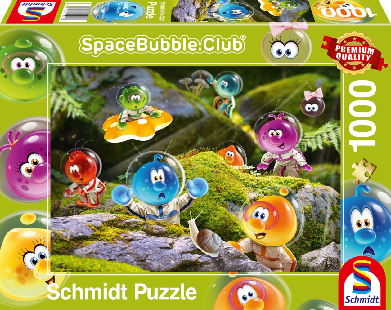 Schmidt Spiele 59942 Spacebubble Club Arrival in the Moss Forest 1000 Piece Jigsaw Puzzle