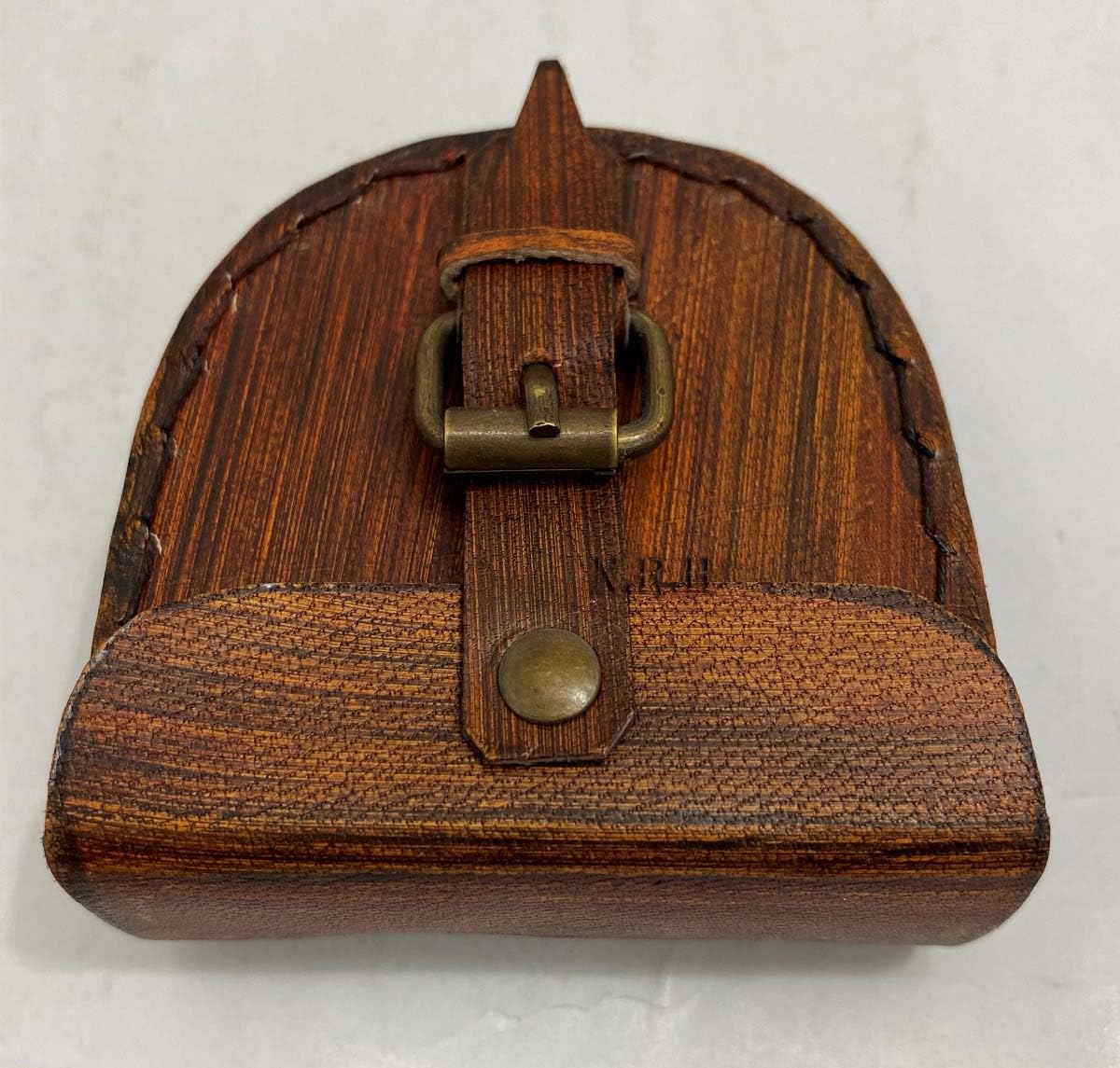 Bussola tascabile in ottone da 5,1 cm con catena, regalo unico di eleganza e presentazione in scatola in pelle, per iniziare e ogni occasione (migliore fortuna), bussola per tuo figlio, figlia e