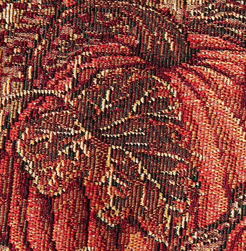 Violet Linen Fall Harvest Thanksgiving Autumn Leaves Sunflowers Fruits Pumpkins Tapestry Pattern, Polyester Cotton Woven Tapestry, Pumpkins, 13 X 19, Rectangler Set Of 4, Decorative Place Mats #TOP3